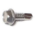 Midwest Fastener Self-Drilling Screw, #14 x 3/4 in, Zinc Plated Stainless Steel Hex Head Hex Drive, 50 PK 09855